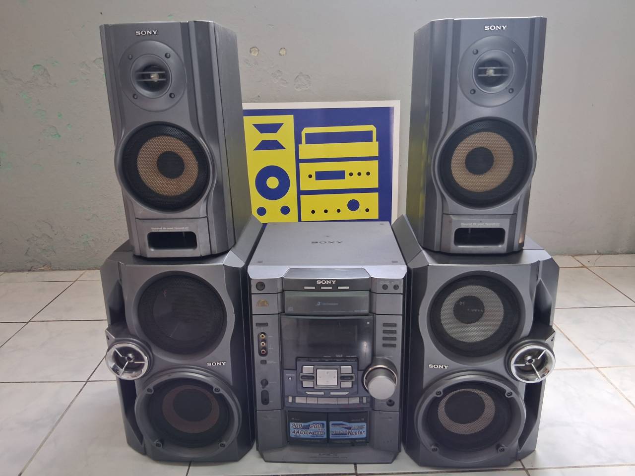 Equipo de sonido Sony MHC-DX50