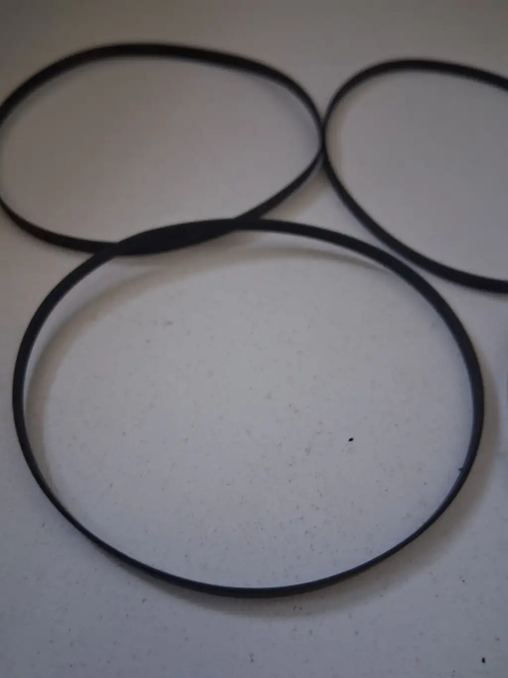 Lote De 4 Bandas / Ligas De Tracción Planas Para Audio Vintage (Repuesto)
