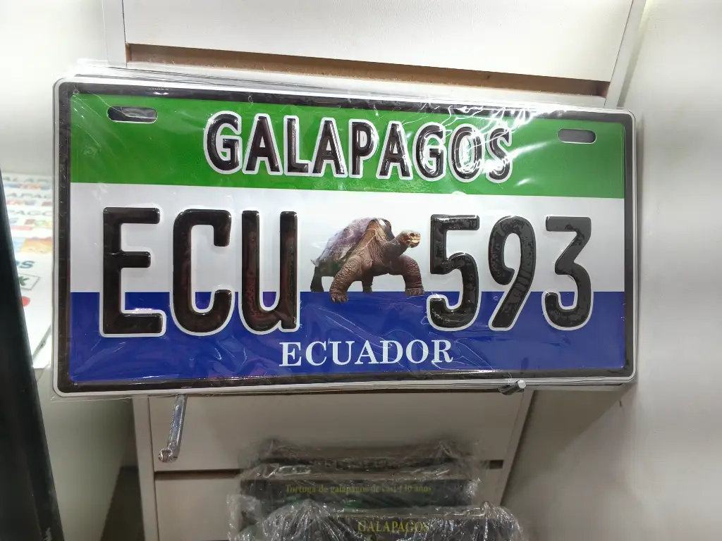 Placa imágenes de Galápagos 